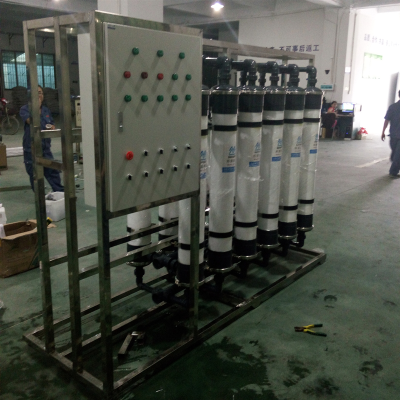 聚龍山12噸超濾設備組裝完成出貨